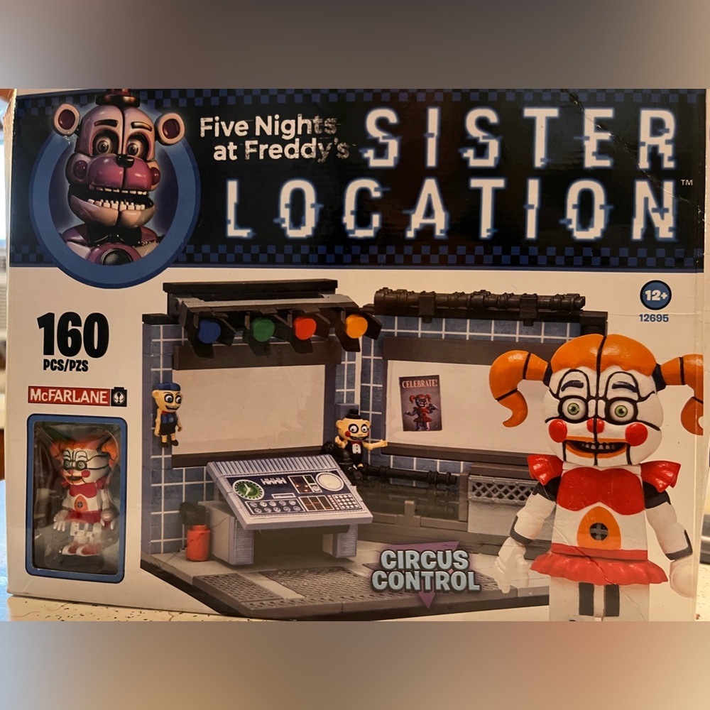 Five Nights at Freddy’s Sister Location: Circus Control 160 pieces McFarlane Toy